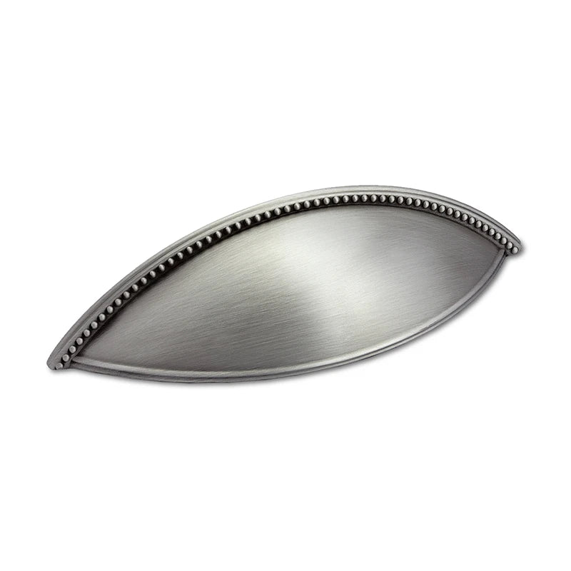 1208 Provincial Handle Brushed Satin Antique Tin