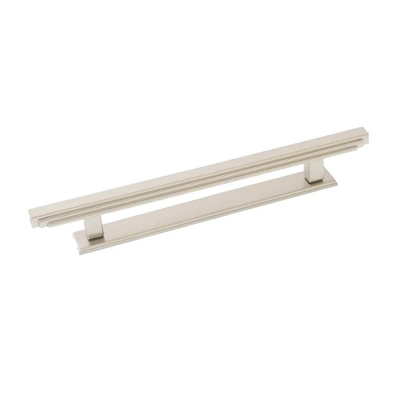 Abbott Bar Handle Knob Satin Bright Nickel