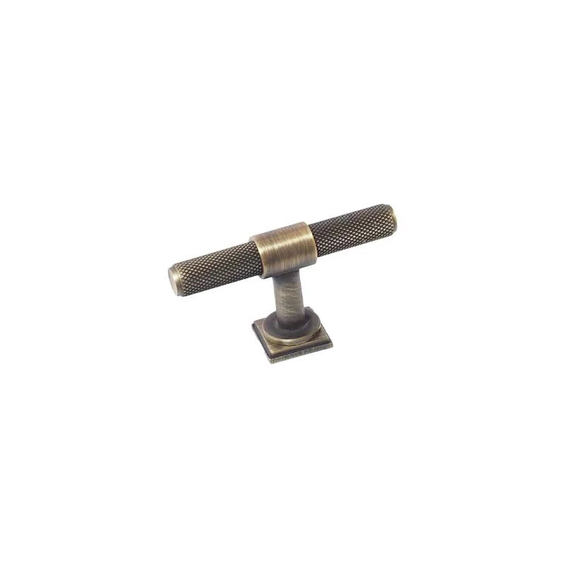 Ellis T-Bar Knob Antique Brass