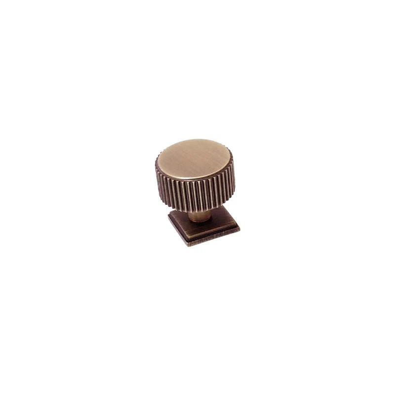 Glover Round Knob Burnished Bronze