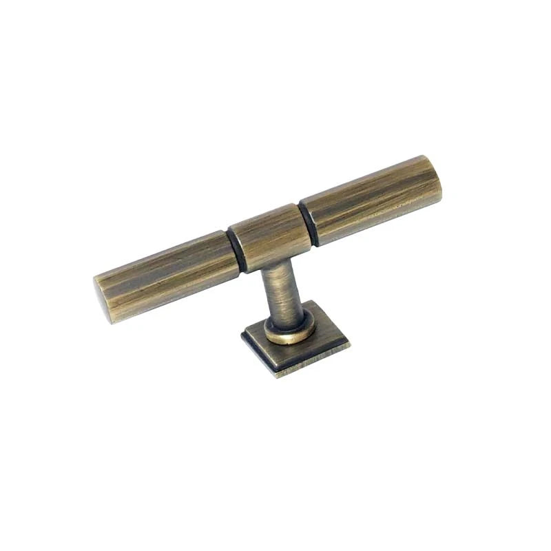 Luxford T-Bar Knob Antique Brass