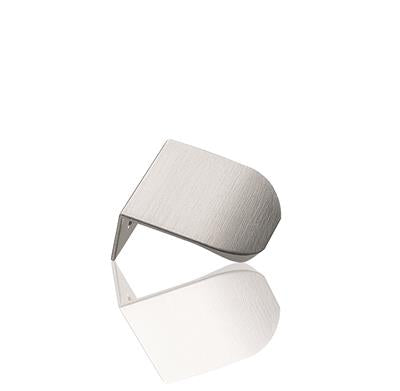 Furnipart Edge Round 40mm INOX Look