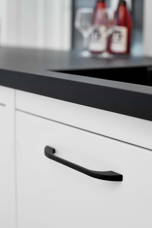 Furnipart Slim 160mm Black