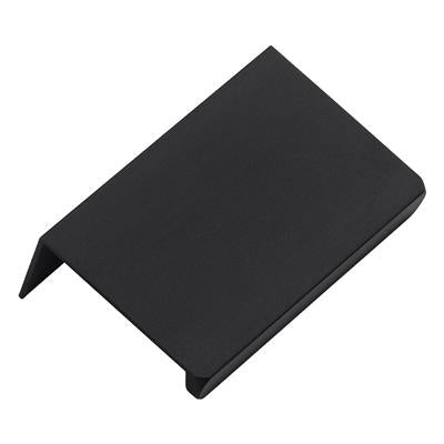 Krome Lip Aluminium Matt Black 60mm
