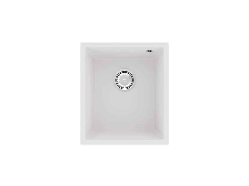 PLATINUM QUARTZ ARCTIC WHITE 380 SINGLE BOWL