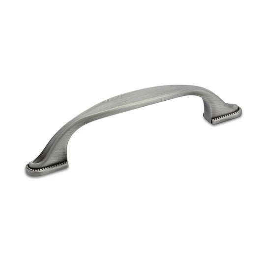 1186 Provincial Handle Brushed Satin Antique Tin