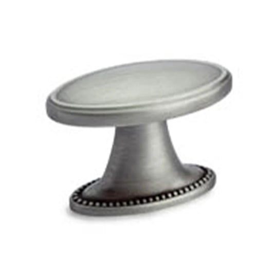 1186 Provincial Knob Brushed Satin Antique Tin