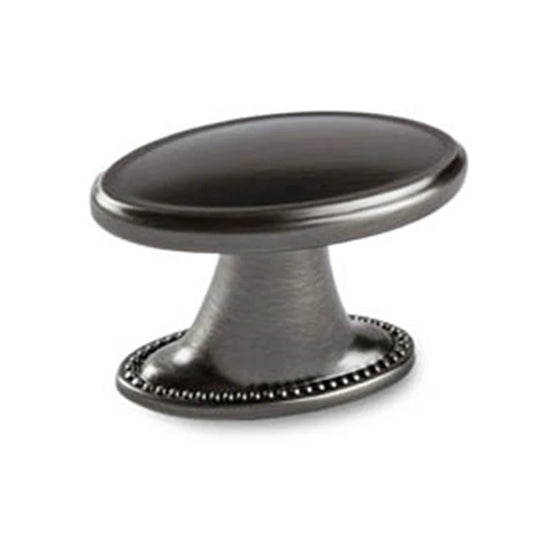 1186 Provincial Knob Brushed Satin Black Nickel