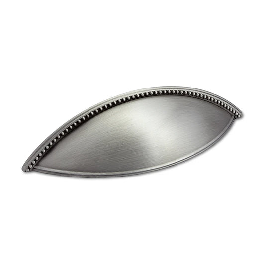 1208 Provincial Handle Brushed Satin Antique Tin