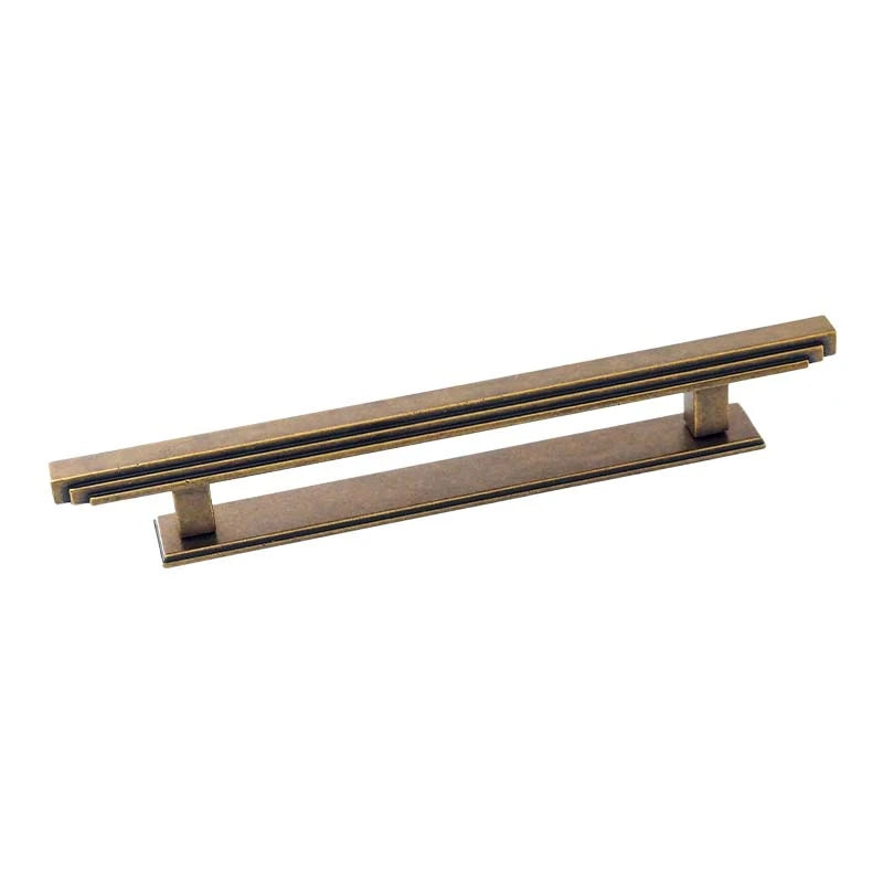 Abbott Bar Handle Knob Burnished Bronze
