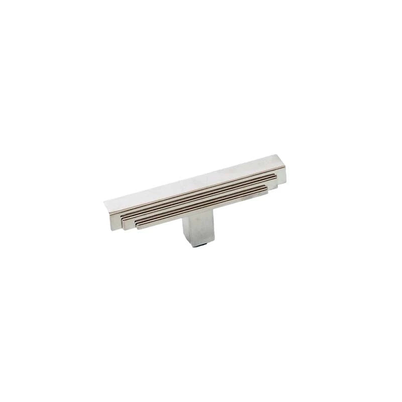 Abbott T-Bar Knob Polished Bright Nickel