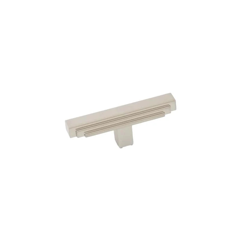 Abbott T-Bar Knob Satin Bright Nickel