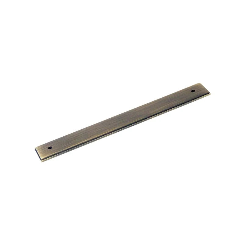 Aura Antique Brass Handle Backplate