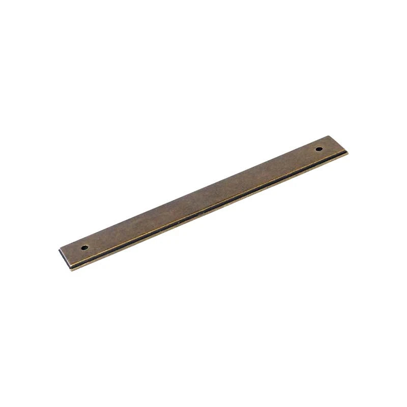Aura Burnished Bronze Handle Backplate