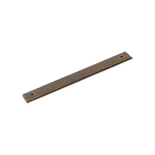 Aura Burnished Bronze Handle Backplate