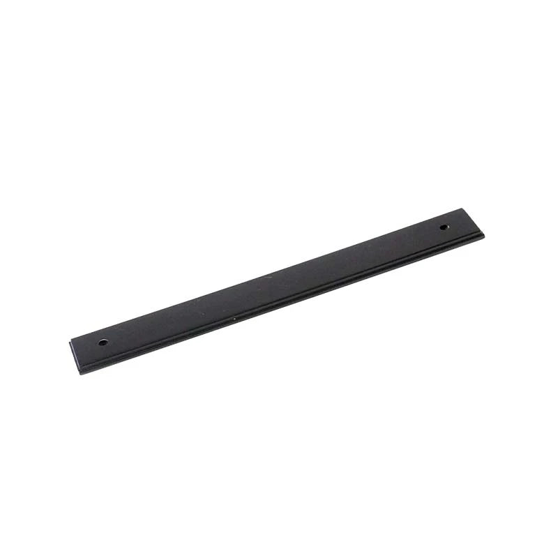 Aura Matt Black Handle Backplate