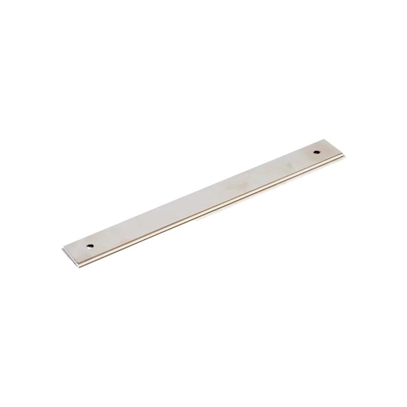 Aura Polished Bright Nickel Handle Backplate