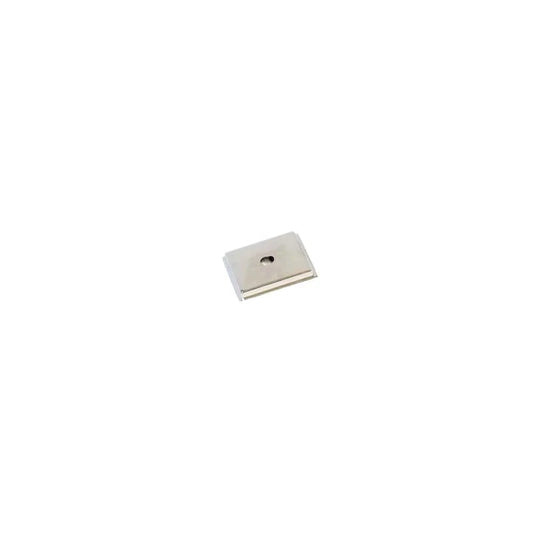 Aura Polished Bright Nickel Square Knob Backplate