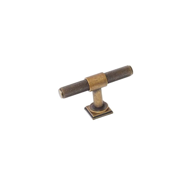 Ellis T-Bar Knob Burnished Bronze
