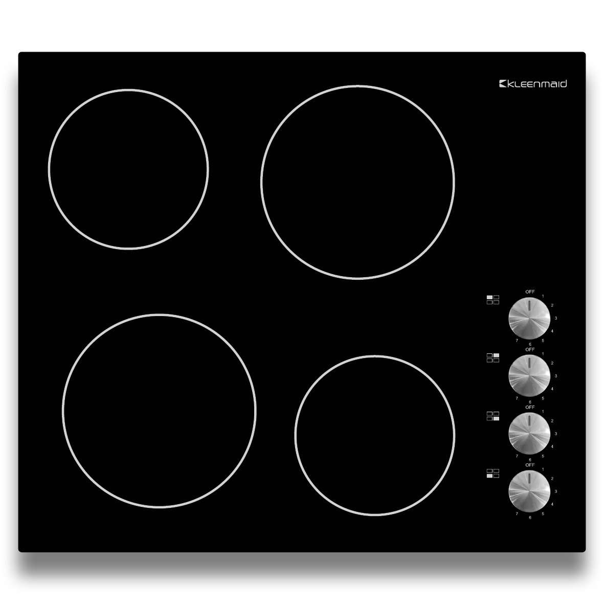 Kleenmaid CCTB6020 Ceramic Cooktop Knob Control 60 cm