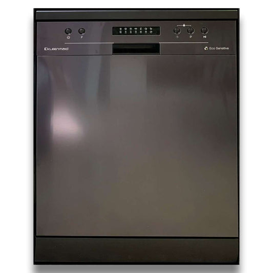 Kleenmaid DW6020XB Black Stainless Steel Free Standing Or Built Under Dishwasher