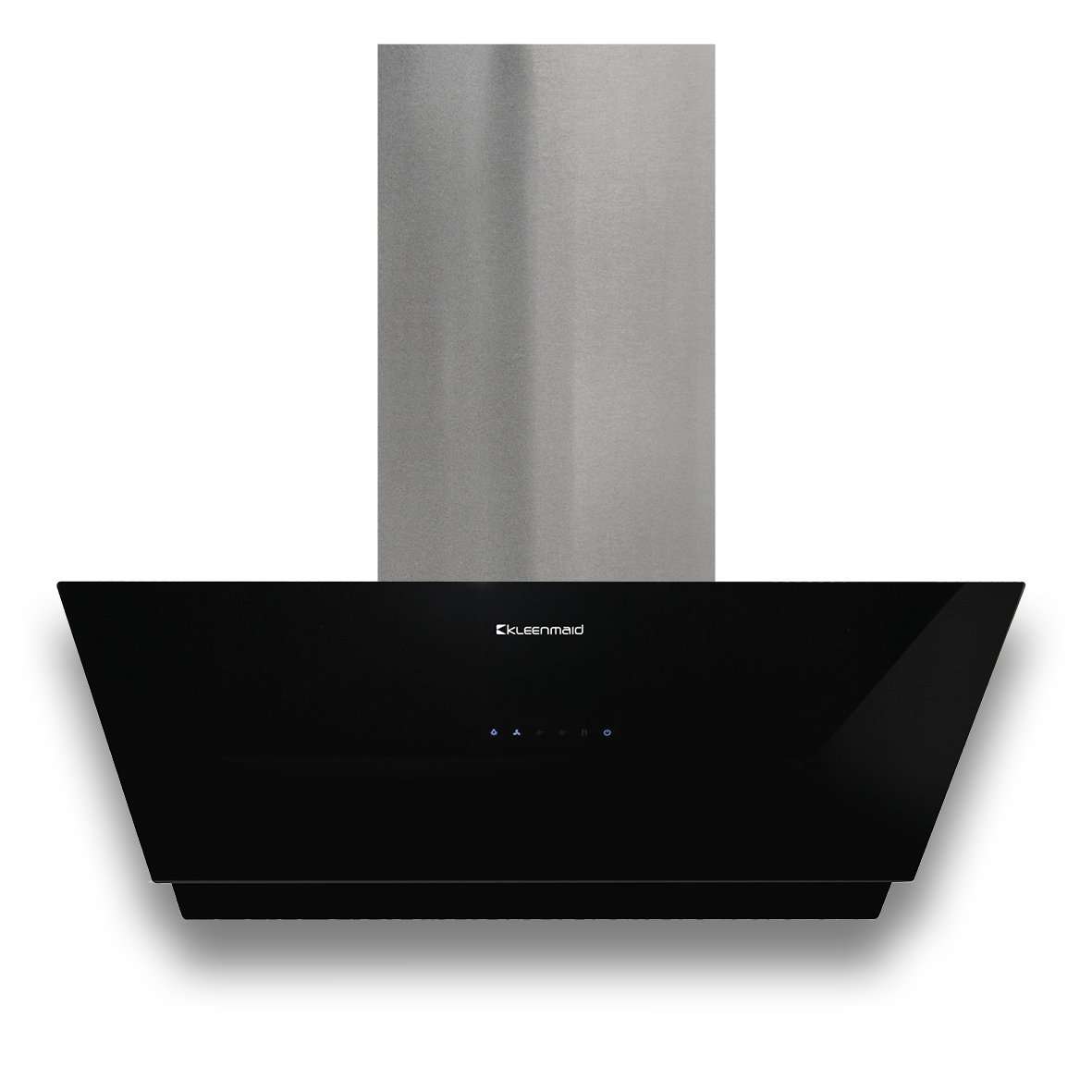 Kleenmaid RHGV90 Vertical Black Glass Wall Mounted 90cm Rangehood