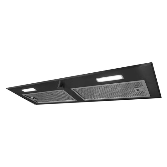 Kleenmaid RHUC92K Black Fixed Undermount Rangehood 90 cm