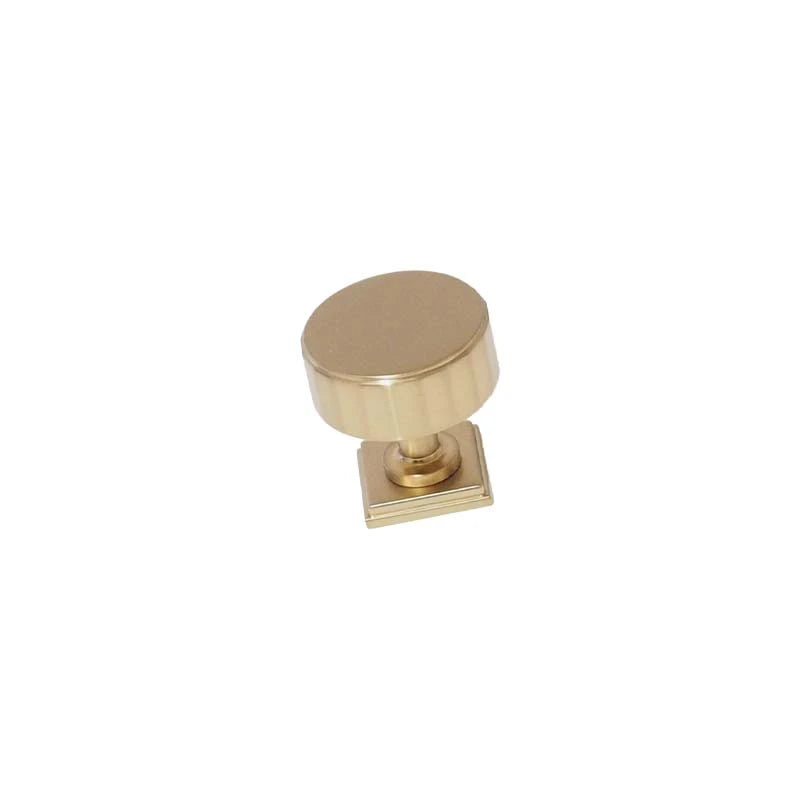 Luxford Large Knob Brushed Brass