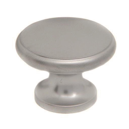 Krome Solid Brass Disc Knob 30mm Polished Chrome