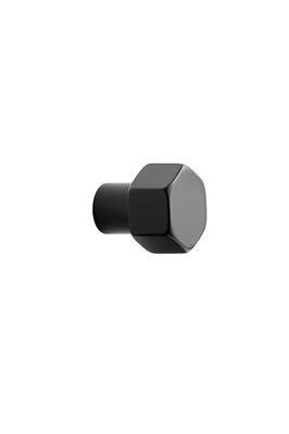 Furnipart Hexa Knob 24mm Matt Black (S)