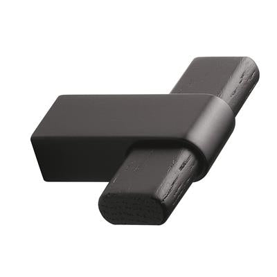 Furnipart Crossing 50mm Black Ash / Matt Black