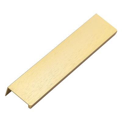 Krome Lip Aluminium Brushed Brass 180mm