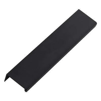Krome Lip Aluminium Matt Black 180mm