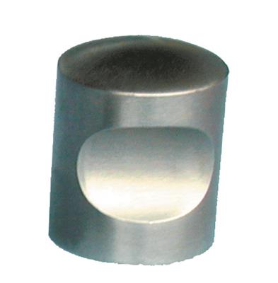 Krome Cylinder Knob 20mm Stainless Steel