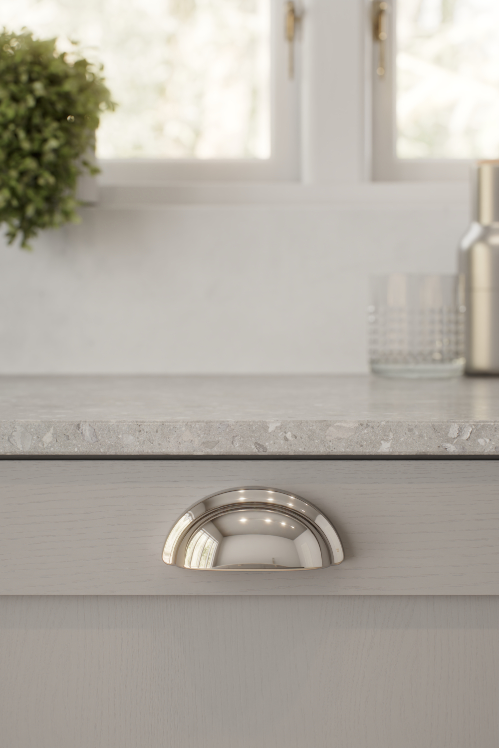 Furnipart Baron Bright Nickel 64mm