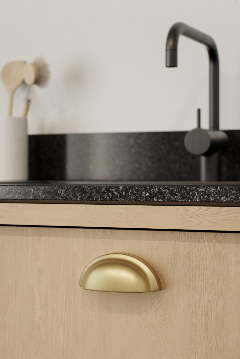Furnipart Baron Dark Brushed Gold 64mm