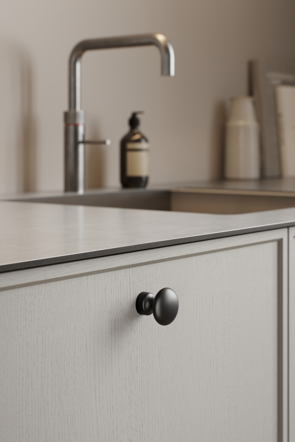 Furnipart Baron Matt Black Knob 32mm