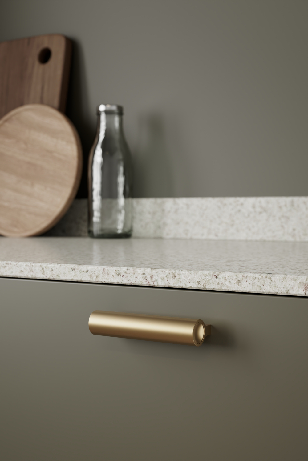 Furnipart Lucente Matt Brass 224mm