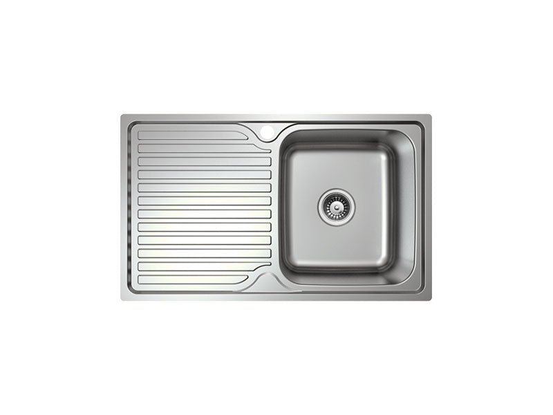 PLATINUM 800 R.H SINGLE BOWL 1TH