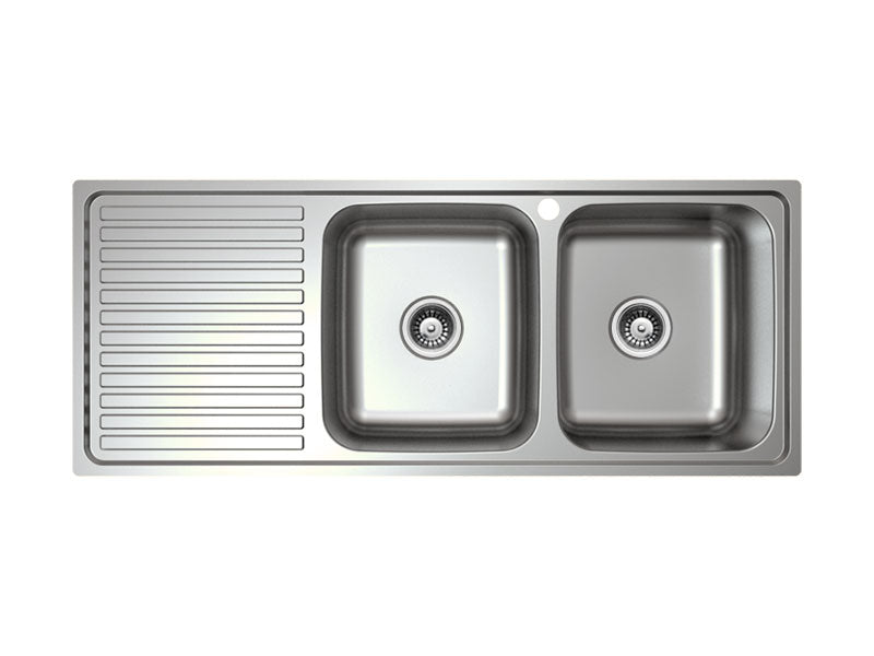 PLATINUM 1180 R.H DOUBLE BOWL 1TH