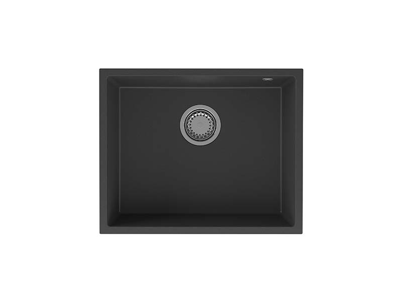 PLATINUM QUARTZ CARBON BLACK 540 SINGLE BOWL