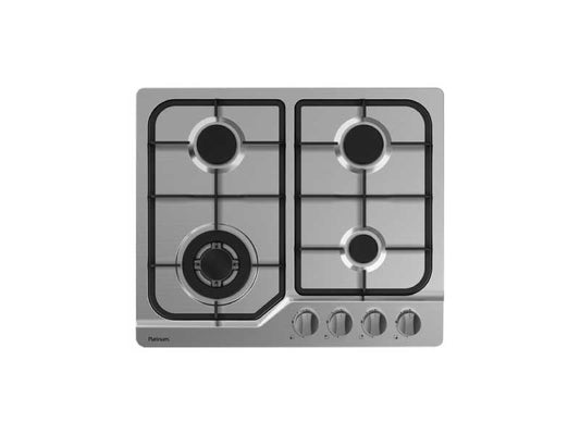Platinum AUPL-GWF62SS 600mm 4 burner stainless steel gas cooktop product view